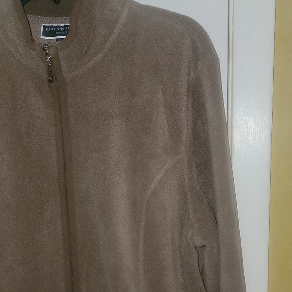 Karen Scott Tan Teddy Jacket - Picture 6 of 9